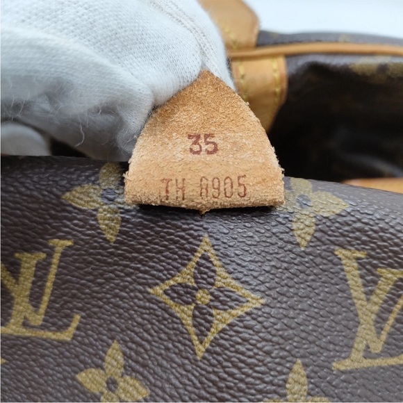 Louis Vuitton Brown and Tan Monogram Duffel Bag - Picture 9 of 10
